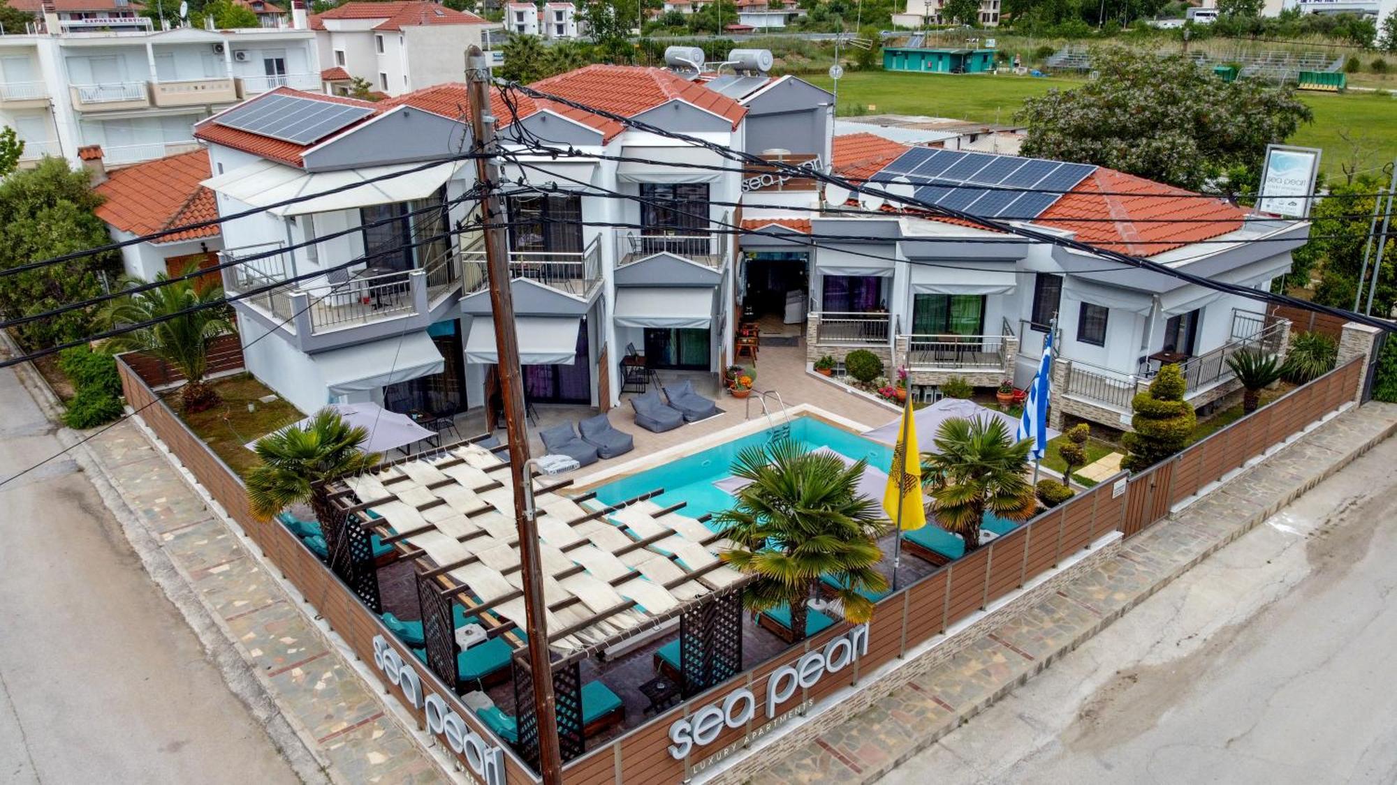 Sea Pearl Luxury Apartments Nea Vrasna Exterior photo
